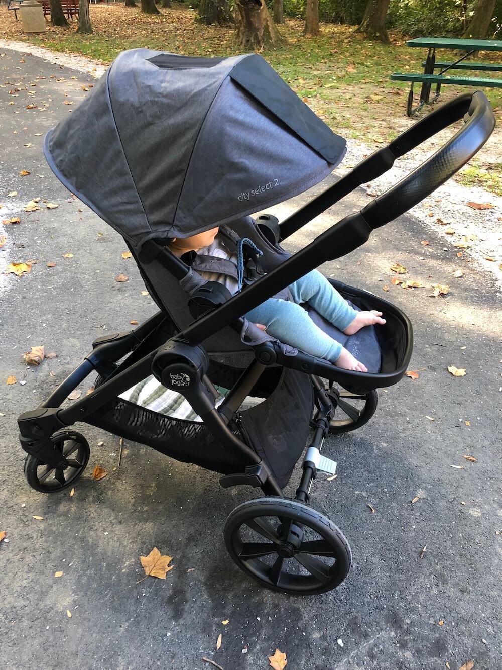 Pris flåde Meget sur A Mom of 5 Reviews the Baby Jogger City Select 2 Stroller | Truly Mama